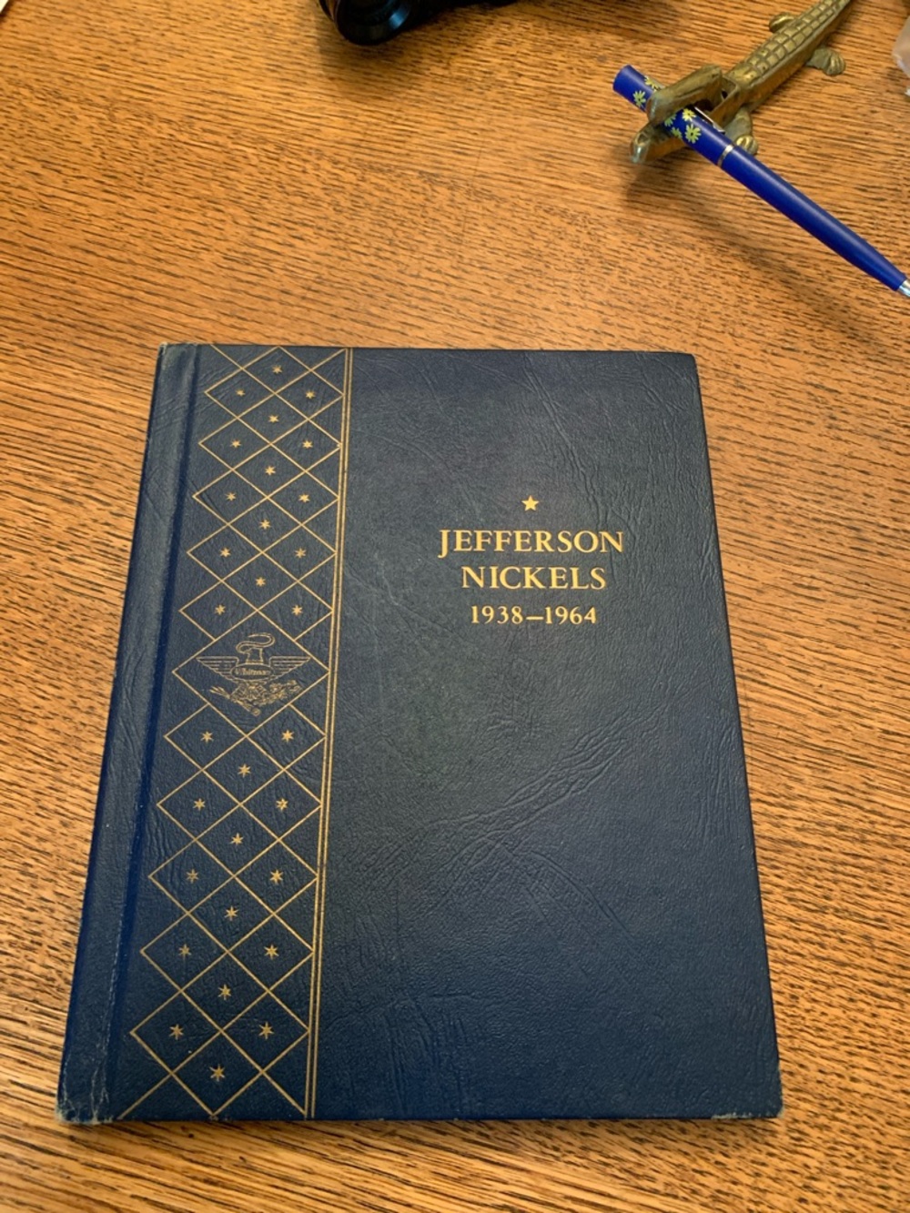 Jefferson Nickel collection of 41 coins in Whitman Book dated 1940-1964